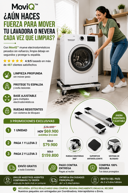 PROMO 2X1 Recibes 4 bases bases MoviQ